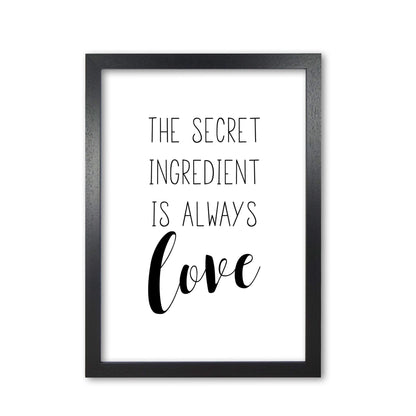 The secret ingredient modern fine art print