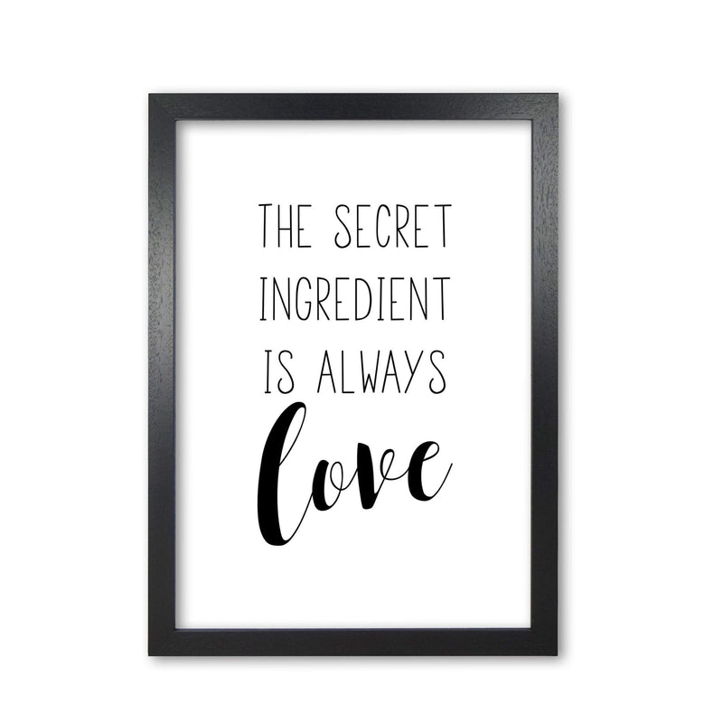 The secret ingredient modern fine art print