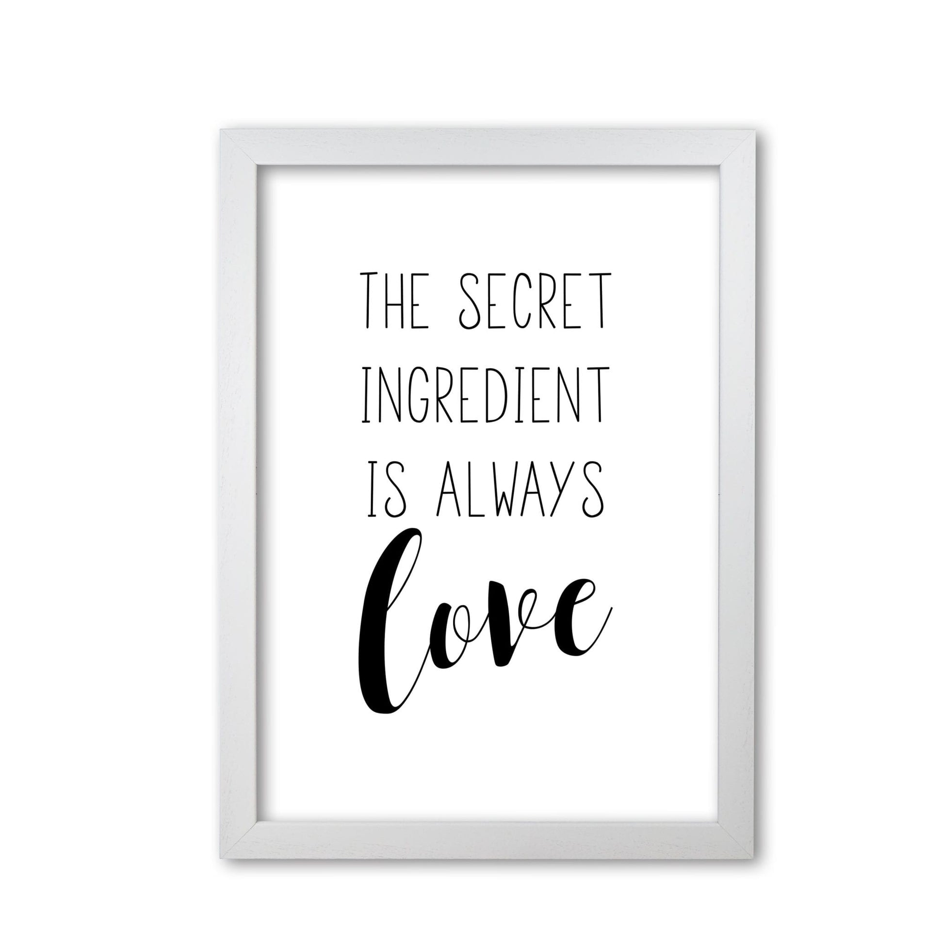 The secret ingredient modern fine art print