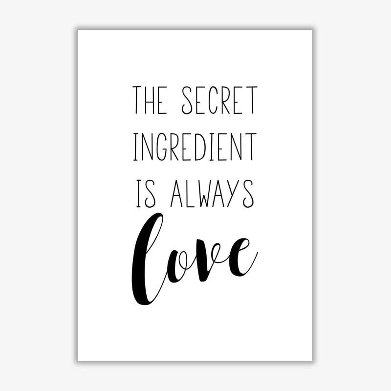 The secret ingredient modern fine art print