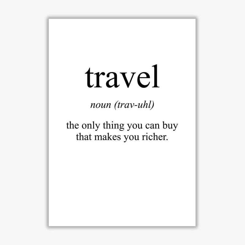 Travel modern fine art print