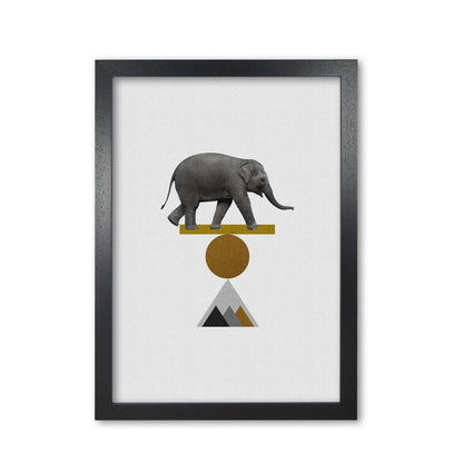 Tribal elephant fine art print by orara studio