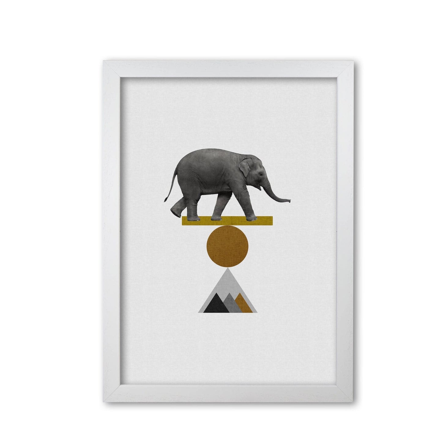 Tribal elephant fine art print by orara studio