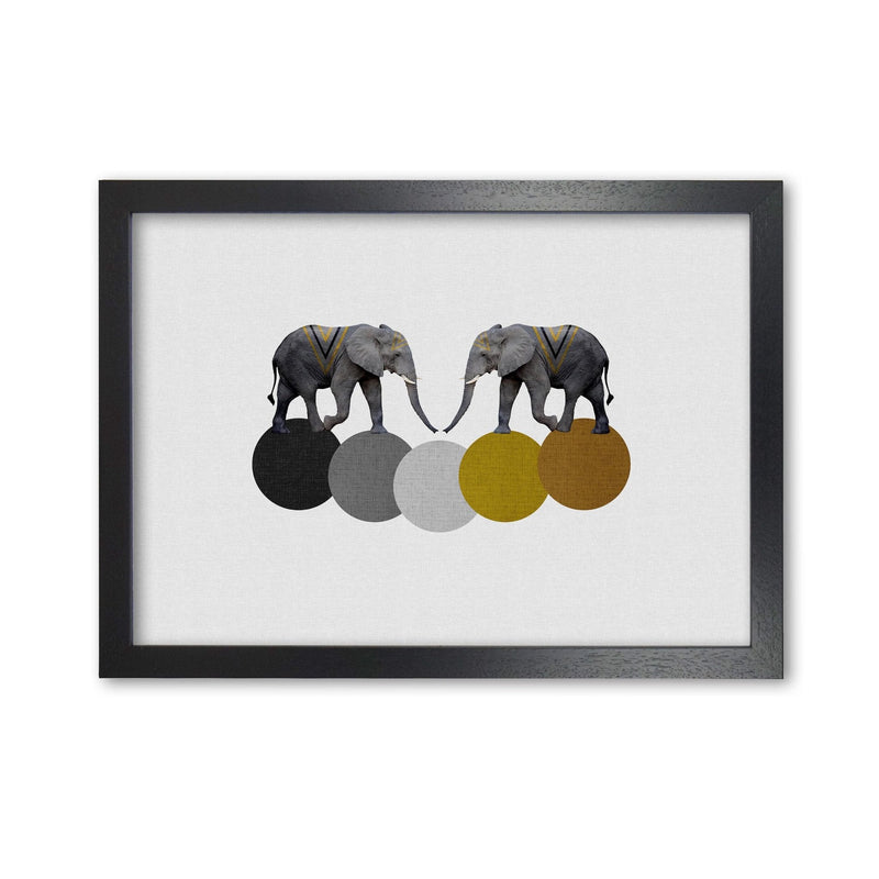 Tribal elephants fine art print by orara studio