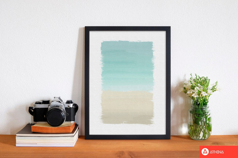 Turquoise abstract fine art print by orara studio