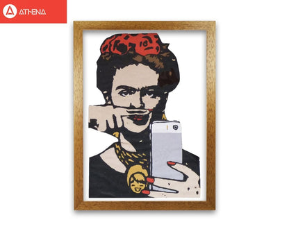 Urban frida kahlo modern fine art print