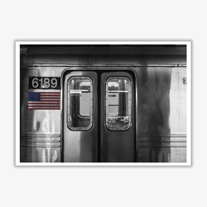Vintage usa subway modern fine art print