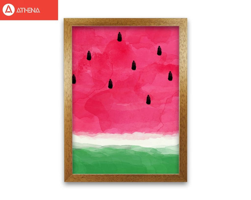 Watermelon abstract fine art print by orara studio, framed kitchen wall art