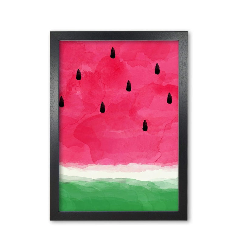 Watermelon abstract fine art print by orara studio, framed kitchen wall art