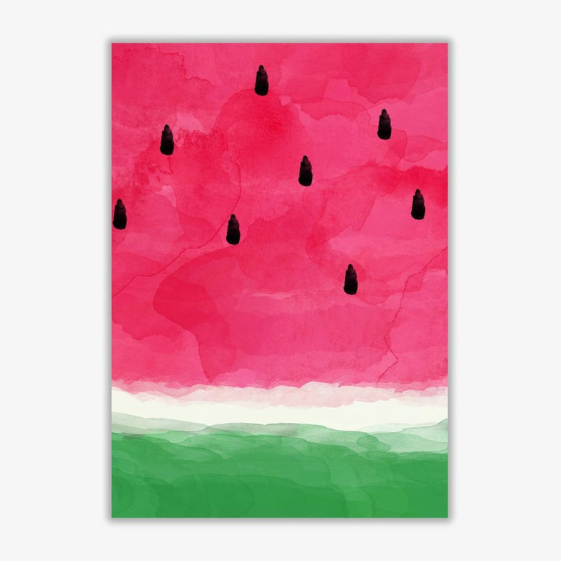 Watermelon abstract fine art print by orara studio, framed kitchen wall art