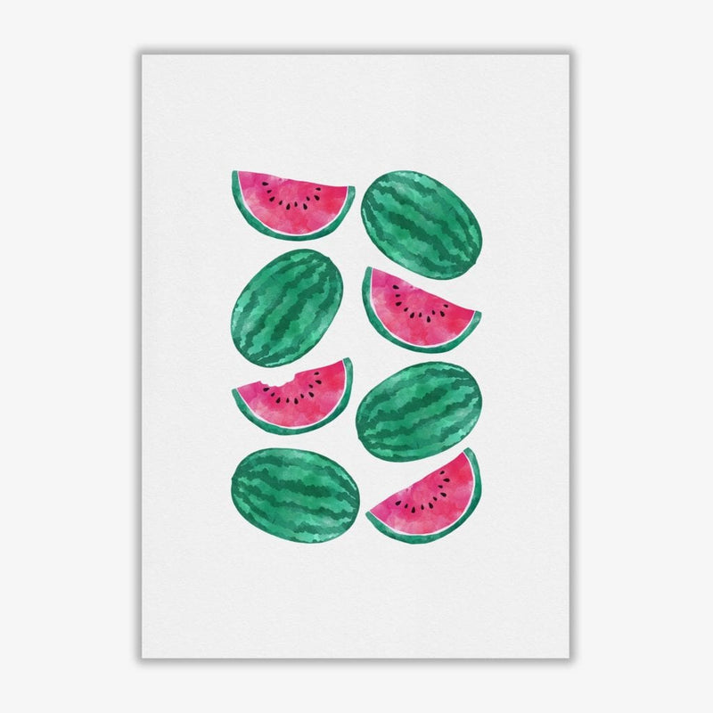 Watermelon crowd fine art print by orara studio, framed kitchen wall art
