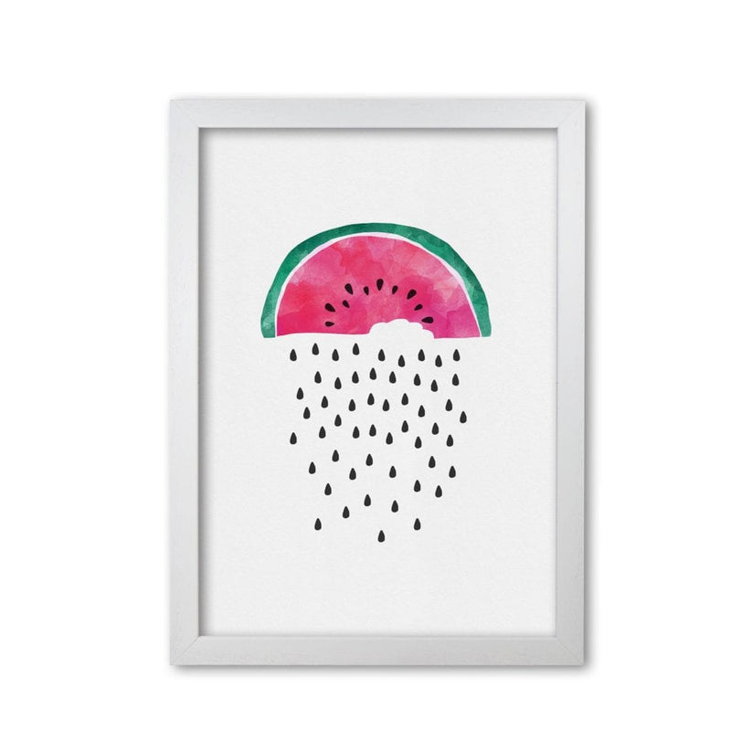 Watermelon rain fine art print by orara studio, framed kitchen wall art