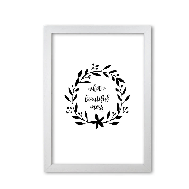 What a beautiful mess illustration fine art print by orara studio