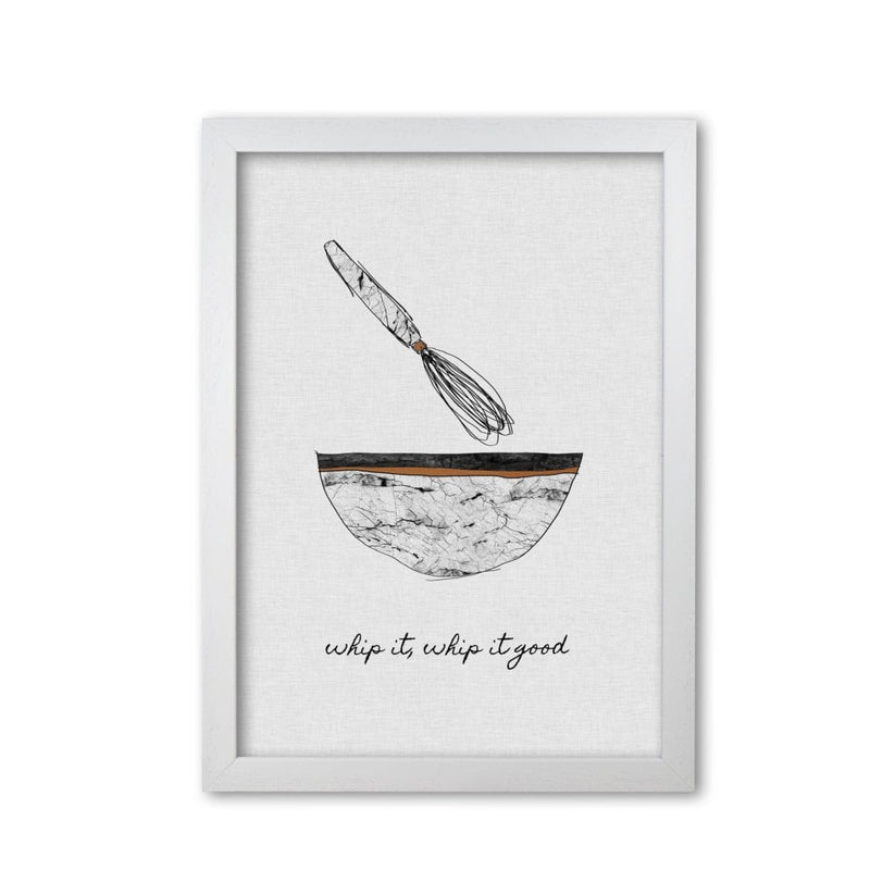 Whip it good fine art print by orara studio, framed kitchen wall art