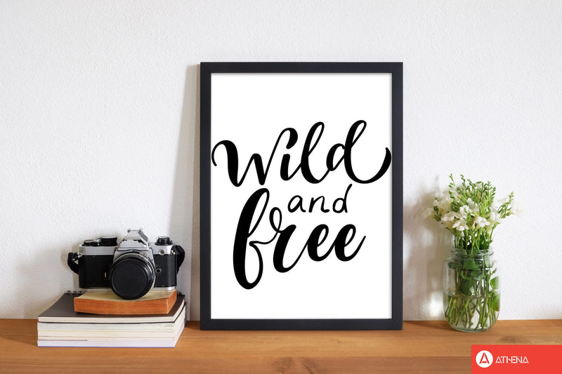 Wild and free modern fine art print