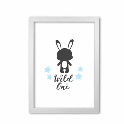 Wild one modern fine art print, framed childrens nursey wall art poster