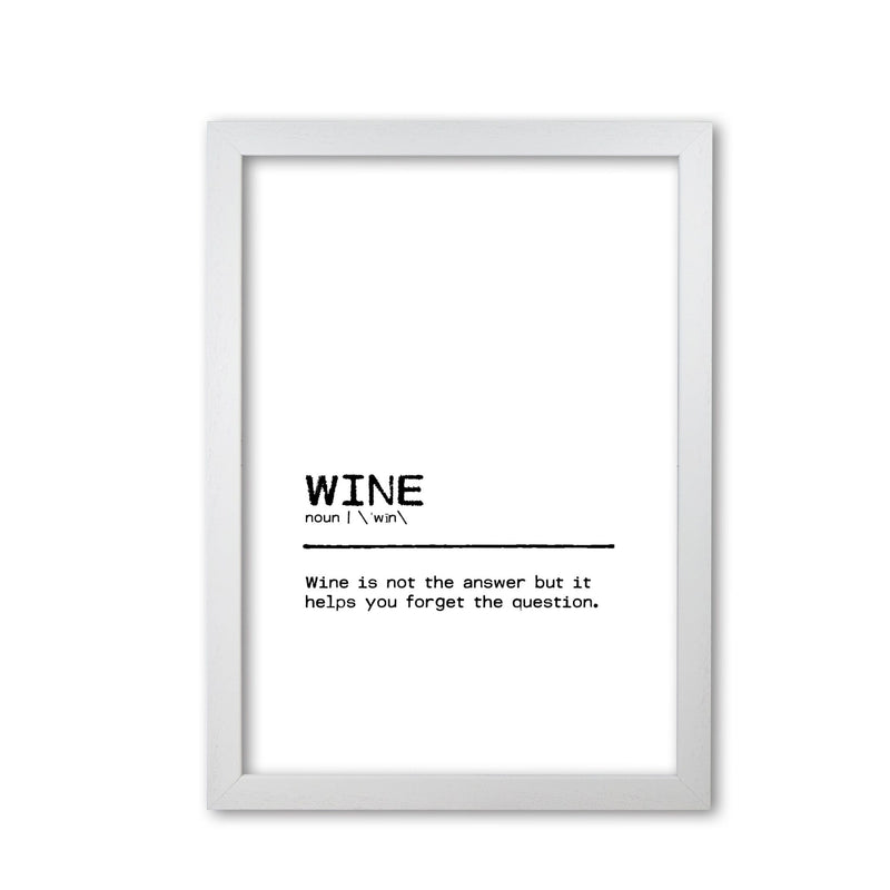 Wine forget definition quote fine art print by orara studio