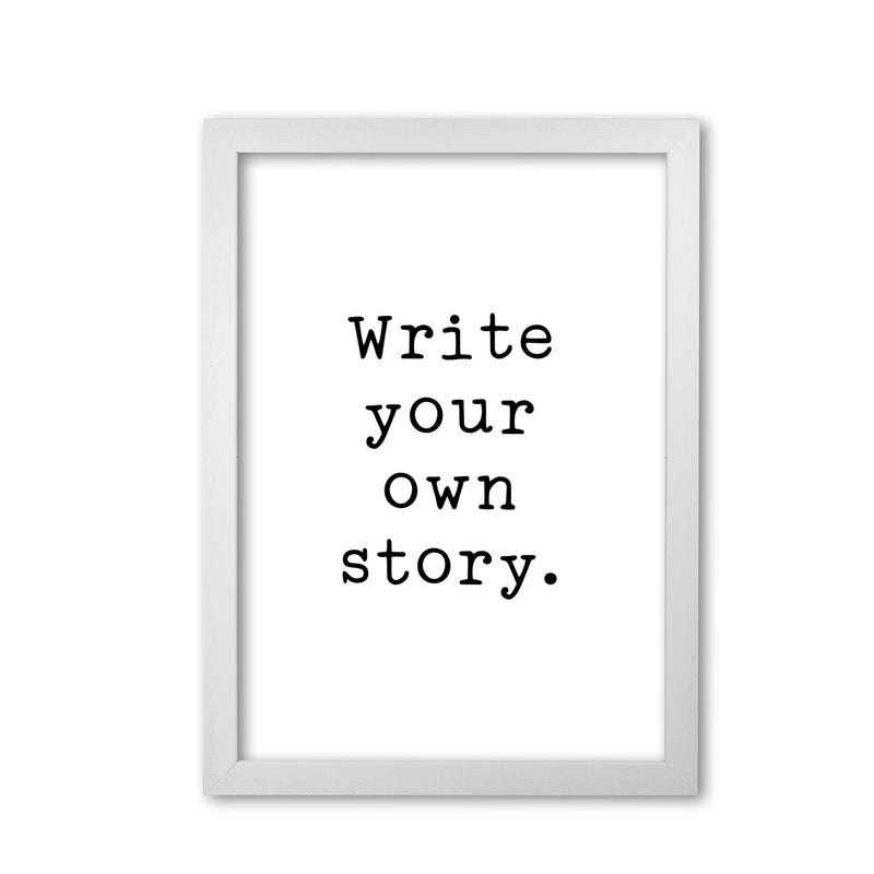 Write your own story modern fine art print