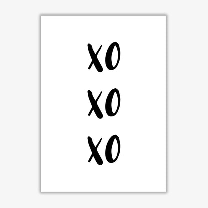 Xoxoxo modern fine art print