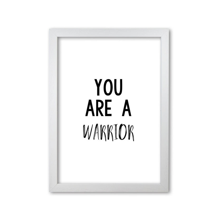 You are a warrior modern fine art print