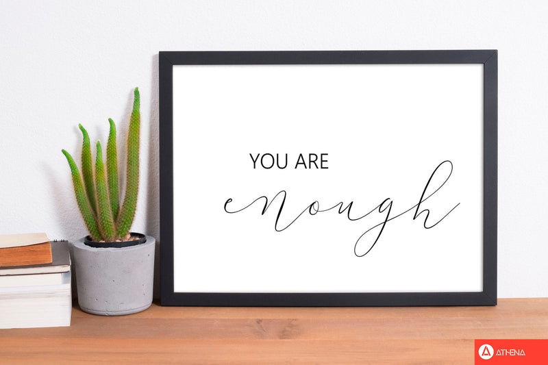 You are enough landscape modern fine art print