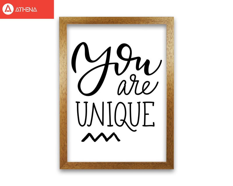 You are unique modern fine art print