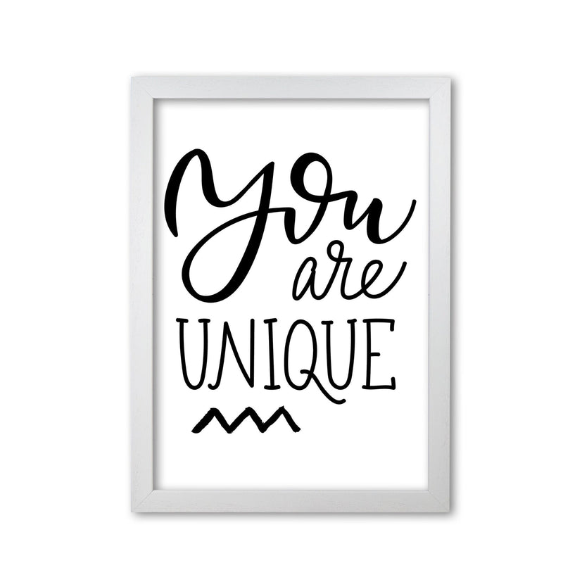 You are unique modern fine art print