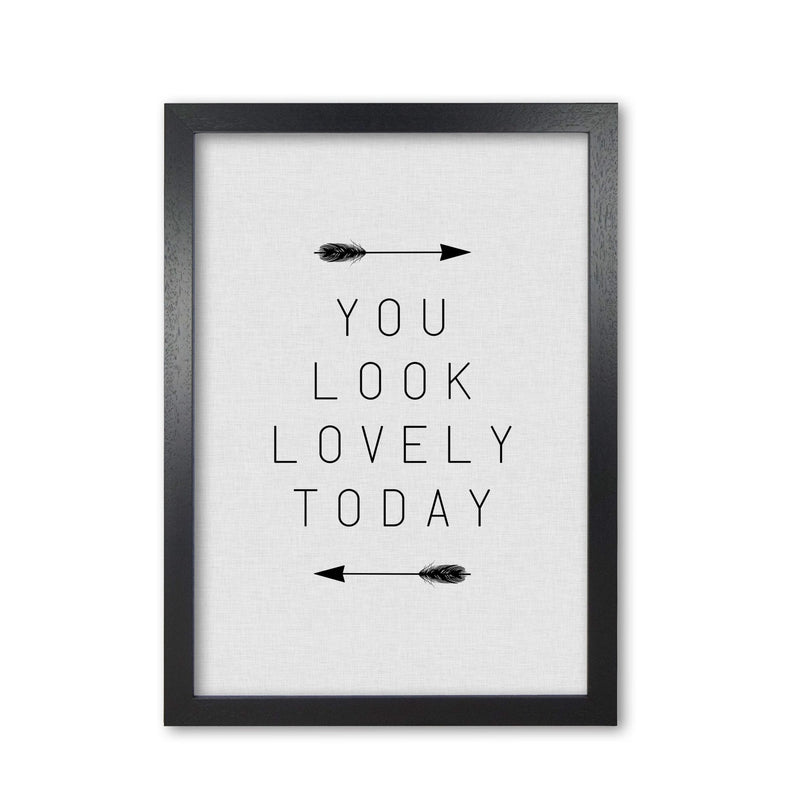 You look lovely today arrow quote fine art print by orara studio