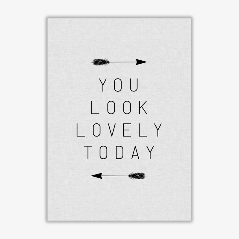 You look lovely today arrow quote fine art print by orara studio
