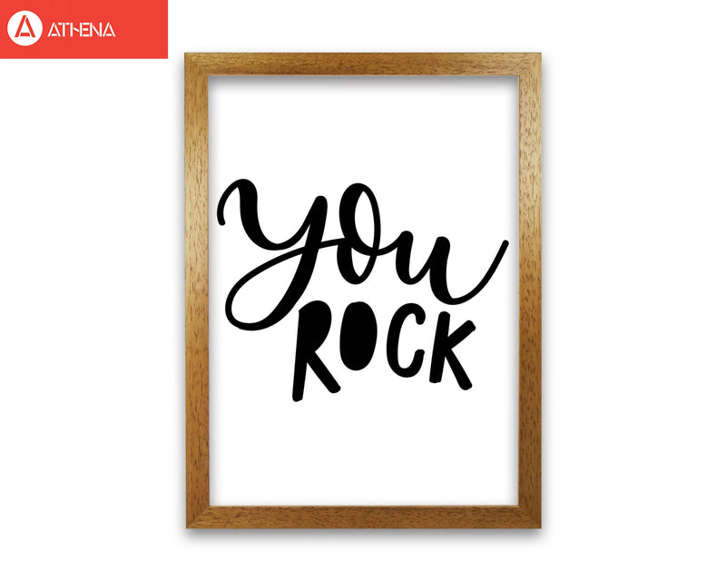 You rock modern fine art print