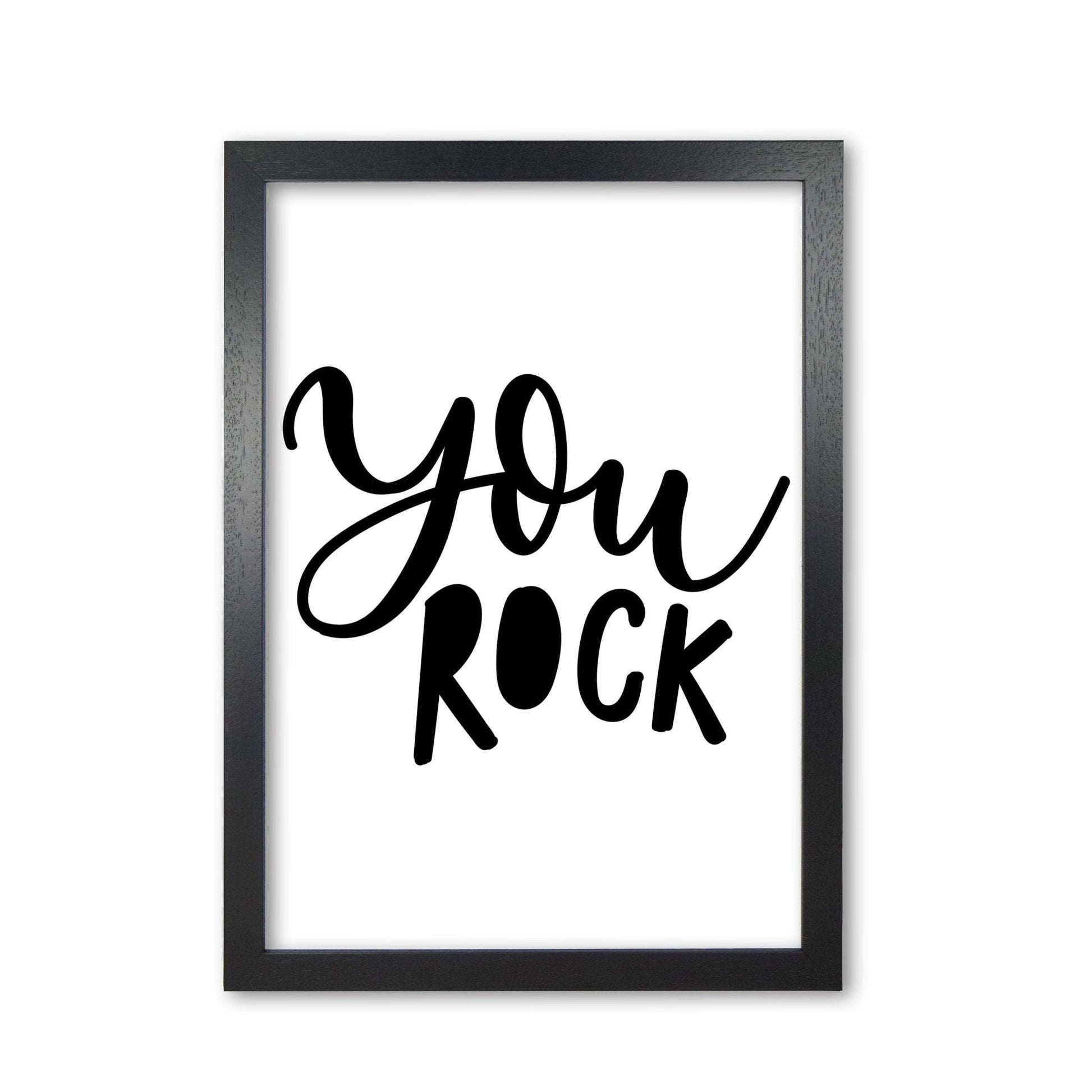 You rock modern fine art print