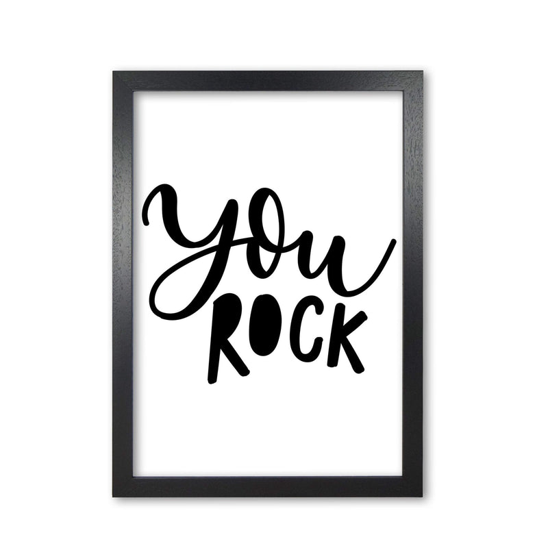 You rock modern fine art print