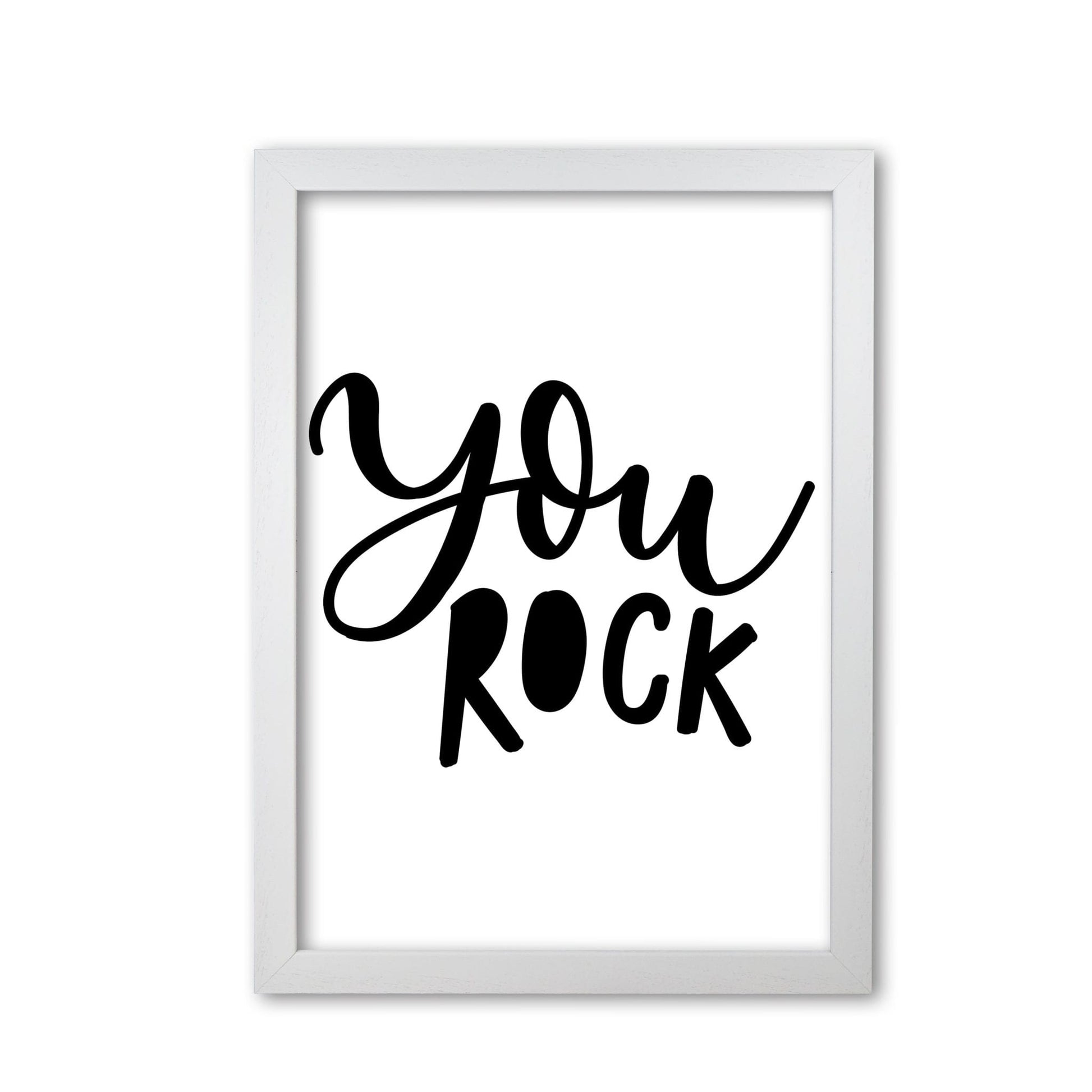 You rock modern fine art print