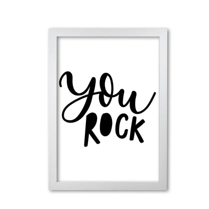 You rock modern fine art print