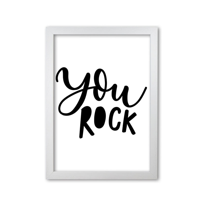 You rock modern fine art print