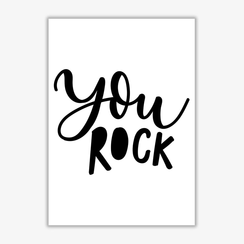 You rock modern fine art print