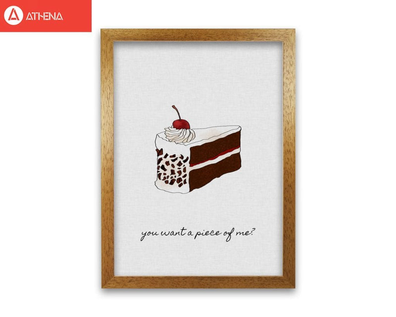 You want a piece of me fine art print by orara studio, framed kitchen wall art